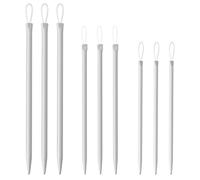 SYEYCW 9 Pcs Sewing Needles, Nylon Thread Crochet Needle Threaders for Hand Sewing, Large Eye Hand Sewing Needle Accessories, Professional Upholstery Needles for Crafts, Doll Making and Tufting