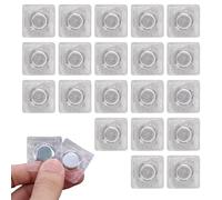 SYF-UN 20 Pairs Hidden Sew Magnetic Snap, Invisible Purse Closure Fastener Magnetic Snap Sew in PVC, Round Magnet Fastener Sewing Accessorie for Clothing Clasp DIY Craft