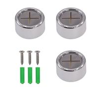 SYF-UN 3 Pieces Premium Adhesive Round Towel Holder Adhesive Towel Hooks Round Wall Mount Hook Tea Towel Holder for Bathroom Kitchen and Home No Drilling Required
