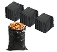 SYF-UN 30 Pack 120L Heavy Duty Refuse Sacks - 45 Microns Recyclable Bin Bags, Leak Resistant, Eco-Friendly, Durable Waste Disposal Bags for Household & Commercial Use Extra Strong