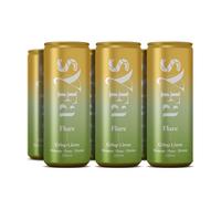 SYFA FLARE Crisp Lime 24-pack, Caffeine Free, Natural Nootropic Drink, Mood Lifting, Social Confidence Booster, 250ml per bottle.