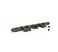 SYFDGDV Rc Bumper Compatible With WPL C34 For MN FJ40 RC Car Upgrade Modification Replacement Parts Accessories Metal Rear Bumper(Black)