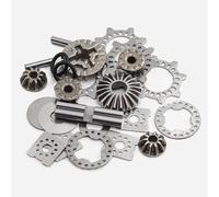 SYFDGDV RC Car Parts Compatible With ARRMA 1/8 For KRATON EXB 1/7 For ROCK For MOJAVE EXB RC Car Parts 1Set Front Rear For Universal Differential Alloy Gear