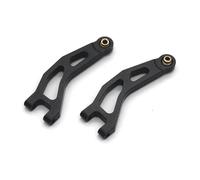 SYFDGDV RC Car Parts Compatible With ARRMA For Granite For Typhon QUAKE For GORGON For Grom 1/16 RC Car Upgrade Parts Metal Front Upper For Swing Arm(Black)