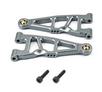 SYFDGDV RC Car Parts Compatible With ARRMA For Mini For Kraton 1/16 RC Car Upgrade Parts Replacement Accessories Metal Front Lower Arm Kit(Grey)