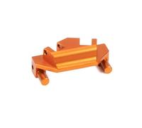 SYFDGDV RC Car Parts Compatible With Axial For Capra Currie F9 SuperShafty CP44 1/10 RC Crawler Upgrade Parts Aluminum Rear Upper Link Riser Mount(Orange)