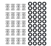 SYFDGDV RC Car Parts Compatible With Axial For SCX24 For Deadbolt C10 For Gladiator 1/24 RC Car Upgrade Parts Metal Steering Link Rod Ball Joint Head End Set