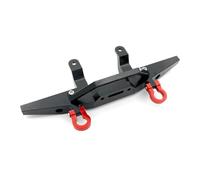 SYFDGDV RC Car Parts Compatible With MN D90 D91 D96 MN90 For MN99S 1/12 RC Car Upgrade Parts Replacement Accessories Metal Front Bumper(Black)