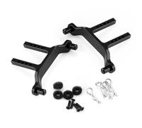 SYFDGDV RC Car Parts Compatible With Traxxas For Latrax For Desert For Prerunner 1/18 RC Car Upgrade Parts Alu Front & Rear Body Post Mounts Shell Column(Black)