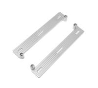 SYFDGDV RC Car Parts Compatible With WPL 1/16 D62 D64 C64 RC Car Upgrade Parts Modification Spare 2pcs Aluminum Alloy Pedal(Silver)