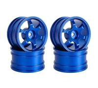 SYFDGDV RC Car Upgrade Parts Compatible With Tamiya For TAMIYA M03 M04 MB-01 XM-01 MF01-X M 1/10 RC Car Upgrade Parts 4pcs Metal Wheel Rim Wheel Hubs 42mm(Blue,ColorC)