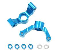 SYFDGDV RC Car Upgrade Parts Compatible With Tamiya For TT02 1/10 RC Car Upgrade Parts Accessories Metal 3 Degrees Rear Uprights Rear Hub Carrier 54733(Blue)