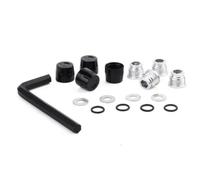 SYFDGDV RC Car Upgrade Parts Compatible With Trxs For TRX4 For TRX6 For Axial For SCX10 90046 For Tamiya For MST 1/10 RC Crawler Car M4 Nut Wheel Rim Center Cap(Black)