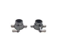 SYFDGDV RC Car Upgrade Parts Compatible With Wltoys 284131 K969 K979 K989 K999 P929 P939 1/28 RC Car Upgrade Parts 2 PCS Metal Rear Steering Cup(Black)