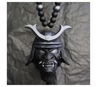 Syfinee Hannya Japanese Oni Mask Pendant - Samurai Kabuto Helmet Car Rearview Mirror Pendant,Japanese Samurai Assassin Demon Oni Car Decoration Auto Ornament