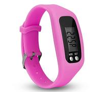 Syfinee Pedometer Watch with LCD Display Simple Pedometer Easy Operation Walking Fitness Tracker Wrist Band Digital Step Counter