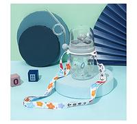 Syfinee Water Bottle Cute Whale Water Spray Cup Summer Plastic Children's Straw Water Cup Drops-Resistant Student Jug Cute Bottle For Kid