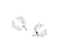 SYFOAR Fantastic Cute Deer Flower Stud Earrings for Women Real Sterling Silver 925 Jewelry Fashion Tiny Charm Party Earring,