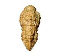 SYFOAR Wood Sculpture Kit Green Sandalwood Vajra Pestle Solid Wood Carving Hand Held Piece Cultural Handicraft