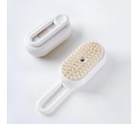 SYFUNLV Cat Steam Brush,3-in-1 Rechargeable Steamy Grooming with Spray,Self Cleaning Steam Pet Brush With Massage,Grooming Steamy Dog Cleaner with Foldable Handle,Pet Hair Cleaner (White)
