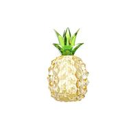 Syfunlv Crystal Pineapple, Glass Pineapple Lamp, Glass Fruit Decoration, 7.4 x 7.4 x 12.5 cm, Fruit Night Light, Pineapple Fairy Lights, Acrylic Pineapple Lamp, Crystal Pineapple Ornament (Light
