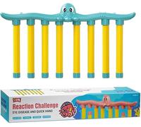 Syfunlv Drop Sticks Game,3 Dropping Speeds Hand Speed Challenge Toy,Catch the Sticks Game Training Toys,Drop It Catch It Win It Reaction Games,Gift for Kids at Christmas Birthday (Blue, Style 3)