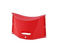 SYFUNLV Folding Stool,Foldable Plane Feet,Portable Airplane Footrests,Folding Stool with Carrying Basket,30,5x31x19cm,Rest to Relax Your Feet Travel Accessories,for Long Flight Essentials (Red)