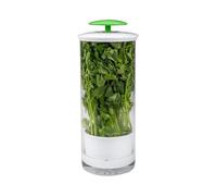 Syfunlv Fresh Herb Keeper Container,Vegetables Coriander Sealed Box,Vegetable Fresh-Keeping Box,Fresh Herb Storage for Refrigerator,for Coriander,Mint,Parsley,Asparagus (Green)