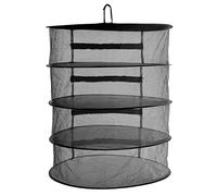 Syfunlv Herb Drying Rack, 4 Layer Foldable Mesh Net with Zipper, Polyester & Steel, Drying Rack, Ideal for Herbs, Fruits, Flowers & Seeds, 45cm