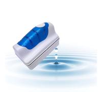 Syfunlv Magnetic Aquarium Fish Tank Glass Cleaner Brush,Scrubber Floating Clean Brush,Glass Algae scrapers,Fish Tank Glass Scrubber Cleaner with Magnet Floating Cleaning Brush,for Algae Cleaning (L)