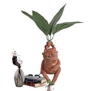 SYFUNLV Mandrake Plant Figurine, Green Resin Decoration, Harry Potter Themed Gift for Home, Garden, Yard, Lawn Decoration for Kids & Adults