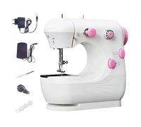 Syfunlv Small Manual Sewing Machine, Sewing Machine for Beginners, Household Sewing Machine, Adjustable 2 Speed with Foot Pedal with Sewing Kits for Beginners Best Gift for Kids Women (Pink)