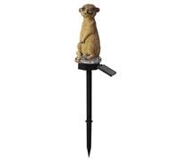Syfunlv Solar Garden Lights, Solar Light in Animal Shape, Garden Decoration Lamp 8 Hours Light Duration 45 x 12.5 x 6 cm, Meerkat Solar Light Squirrel Statue LED Solar Lights Decorative Solar Lights