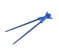 Syfunlv Training Chopsticks,Chopstick Helper,Learning Beginner Chopsticks,Reusable Training Kid Chopstick,Kids Training Chopsticks with Helper Holder Right or Left Handed (Blue)