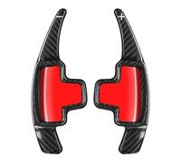 SYGDSGO Compatible with Mercedes for Benz B Class W246 2012 2013 2014 Forged Carbon Fiber Steering Wheel Shifter Paddle Auto Accessories(Carbon Red) Accessories