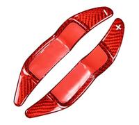 SYGDSGO Compatible with Mini for Clubman R55 2008 2009 2010 2011 2012 2013 2014 2015 Carbon Fiber Car Steering Wheel Shifter Paddle Extension(Red) Accessories