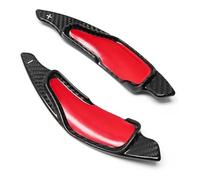 SYGDSGO Compatible with Toyota for Auris for Corolla E150 2006 2007 2008 2009 2010 2011 2012 Carbon Fiber Car Steering Wheel Paddle Shift Extension(Red) Accessories