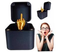 Syglawnd Middle Finger, Middle Finger in a Box, 2x2 Inch Pop-Up Surprise, Spoof Funny, Plastic Prank, Of Fingers