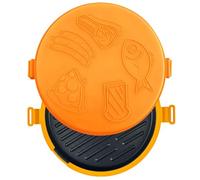 Syglawnd Pizza Maker, 10in Food Grade Nonstick Microwave Sandwich Maker Multi-functional Heat-Resistant Toastie Pan for Family Gatherings, Daily Cooking, Pizza