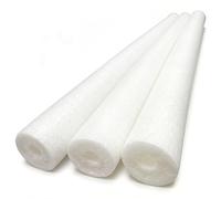 Syglawnd Pool Noodles, 3-pack Pool Noodles Foam, Hollow Pe Sponge For Swim Training & Water Fun, White for Daily Use