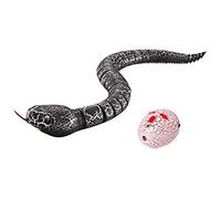 Syglawnd Snake, 16" Realistic RC Rechargeable Remote Control Snake Toy for Birthday Party Play, Halloween, Remote Control Snakes Realistic for Daily Use