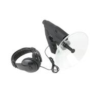 Syglawnd Sound Amplifier Listening Device, Parabolic Listening Device 8X Parabolic Microphone Monoculars HD Birds Watching and Dish Sound Amplifier, Microphone for Daily Use