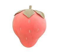 Syglawnd Strawberry Plush Pillow, Strawberry Pillow Plush Soft Fruit Shaped Fruit Stuffed Toys Decorations, 25cm, Traveling