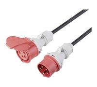 Sygonix Current Cable Extension 16A black 25m weatherproof