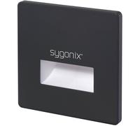 Sygonix LED recessed Wall Light 1.2W black indoor use