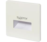 Sygonix LED recessed Wall Light white indoor stair Lighting