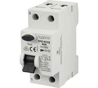 Sygonix RCCB 1P+N 40A 10kA 30mA 230VAC 2-pin