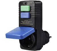 Sygonix RCCB Socket 230V AC black IP54 personal protection