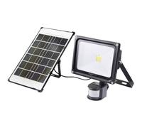 Sygonix Solar spotlight 30 W PIR sensor black eco-friendly