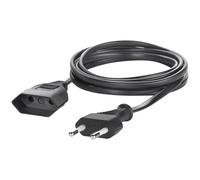 Sygonix SY-5042686 Current Cable extension Black 5m 2X 0.75 mm²